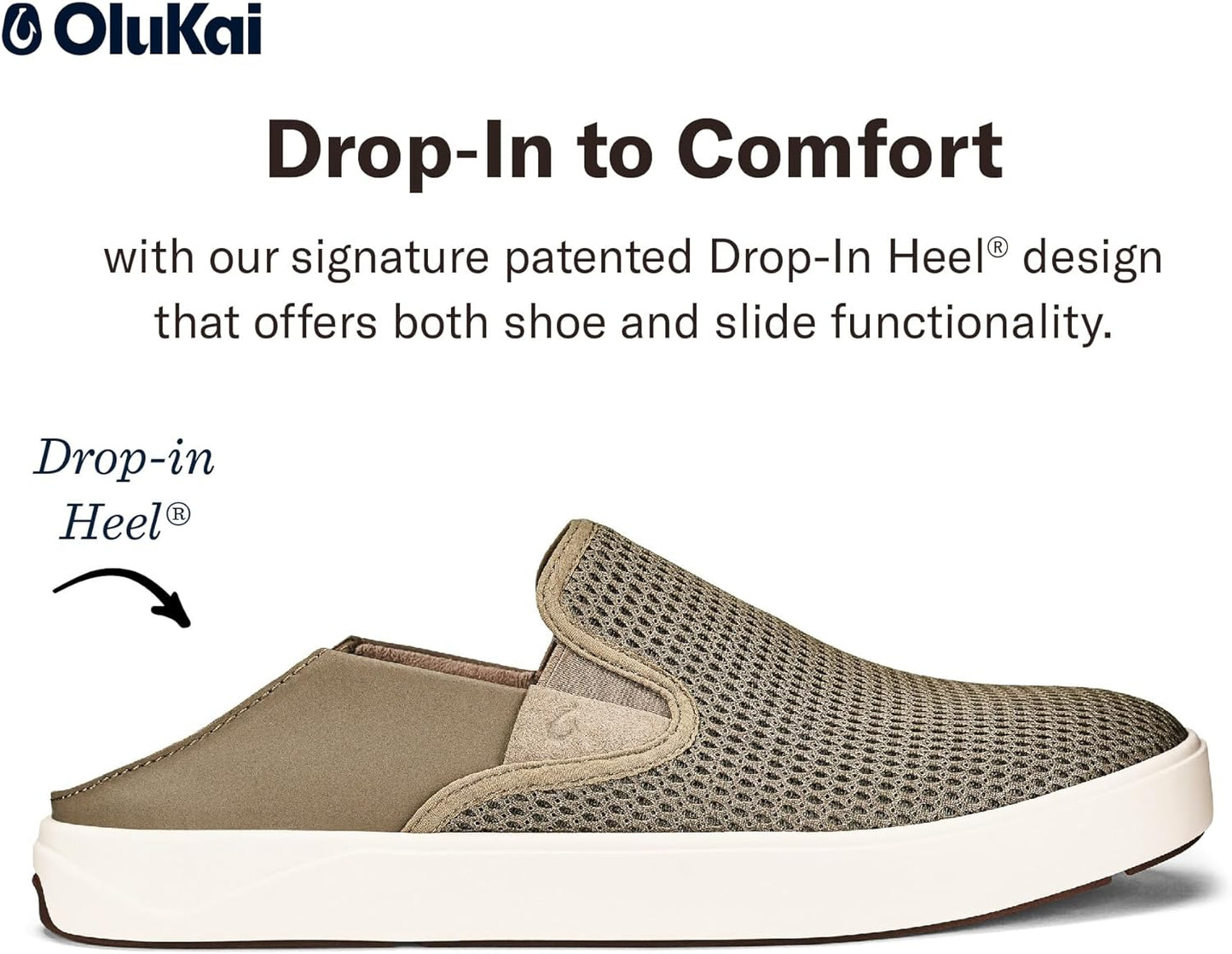 Lae'Ahi Men'S Slip on Sneakers, Lightweight Barefoot Feel & Breathable Mesh, Water Resistant Heel & Wet Grip Rubber