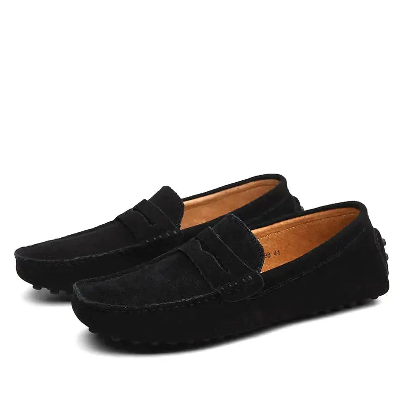 Leather Loafers Casual mocassin Slip-On Driving Shoes