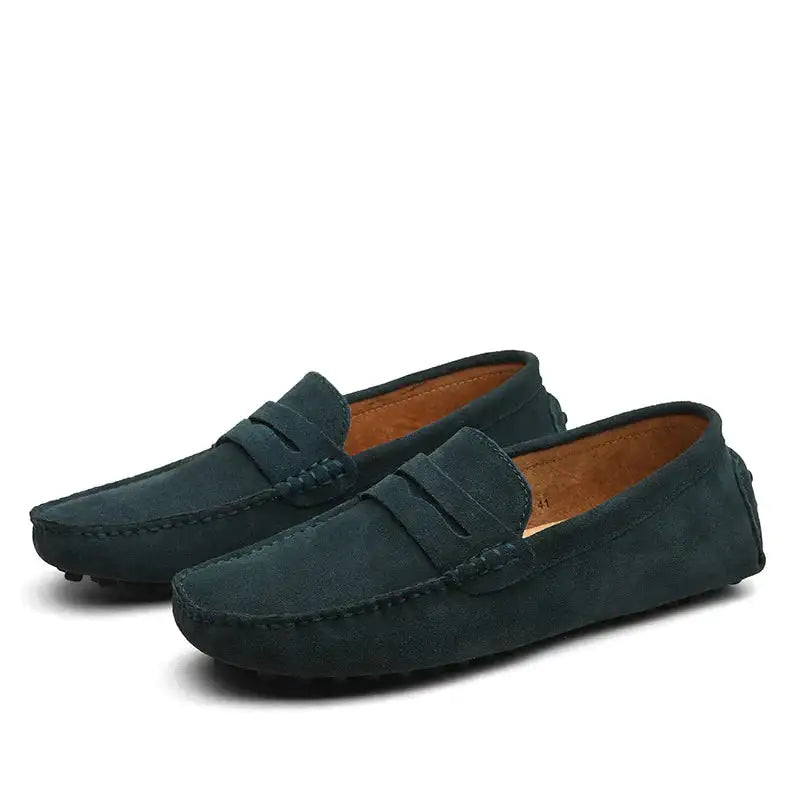 Leather Loafers Casual mocassin Slip-On Driving Shoes