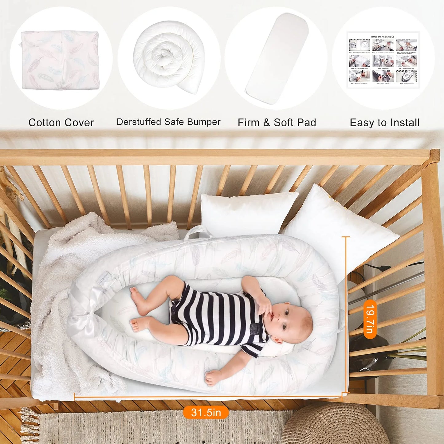 Portable Little Baby Nest Comfort On-the-Go