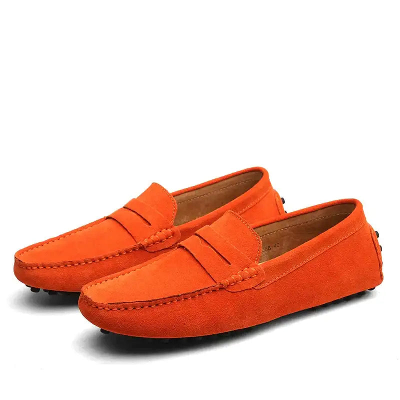 Leather Loafers Casual mocassin Slip-On Driving Shoes