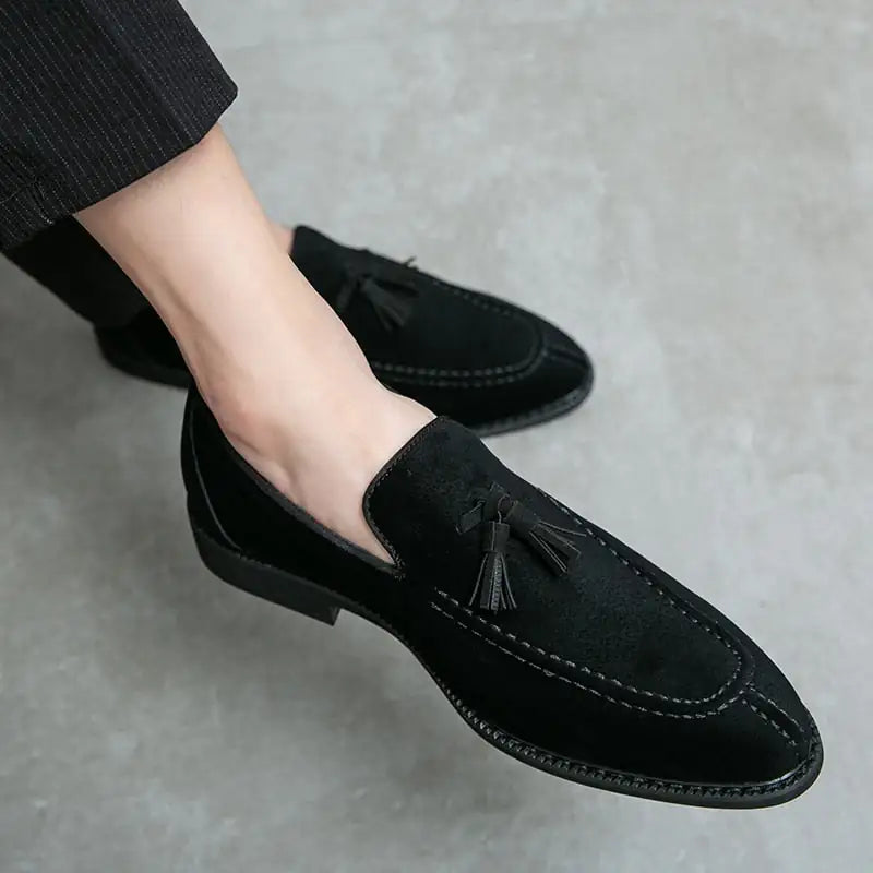 Tassel Leather Loafers For Men