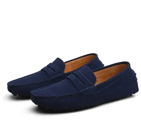 Leather Loafers Casual mocassin Slip-On Driving Shoes