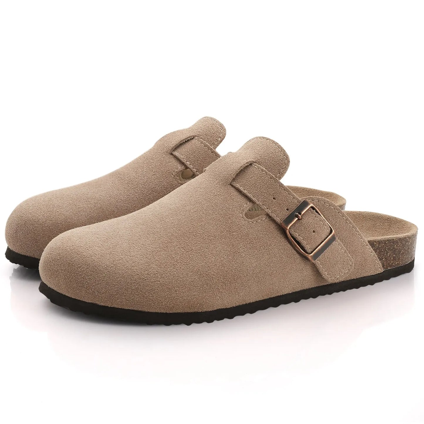 Beach Gladiator Flat leather slippers