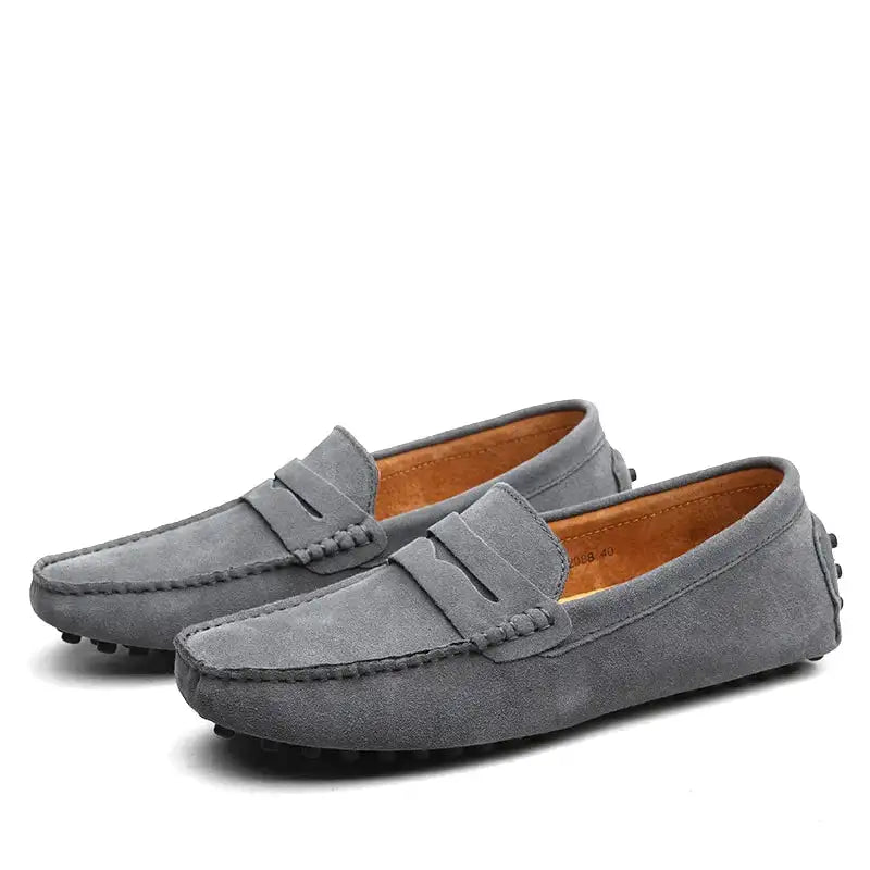 Leather Loafers Casual mocassin Slip-On Driving Shoes