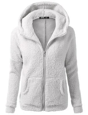 OLGITUM Women's Hooded Fleece Jacket - Winter/Autumn 2020