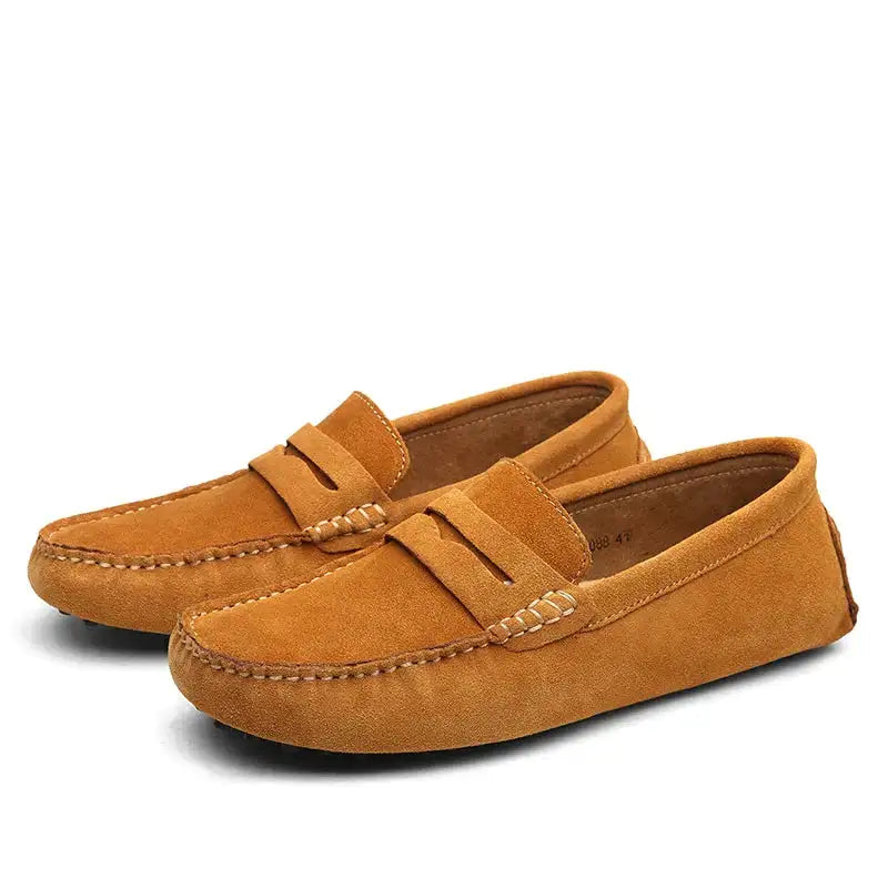 Leather Loafers Casual mocassin Slip-On Driving Shoes